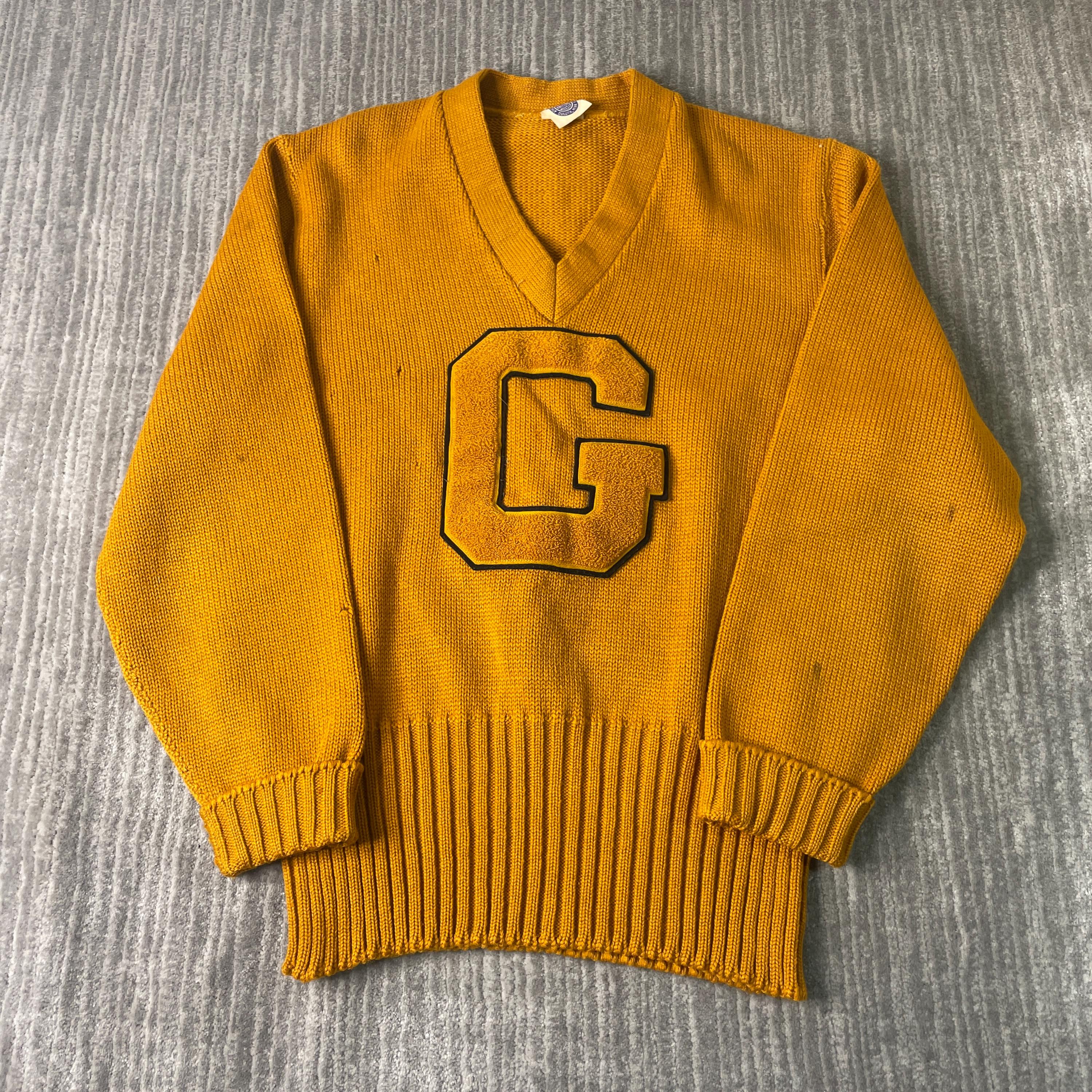 50s モヘアニット　vintage ☆US古着☆vintage【モヘア ニット デザイン ニット】レディースL