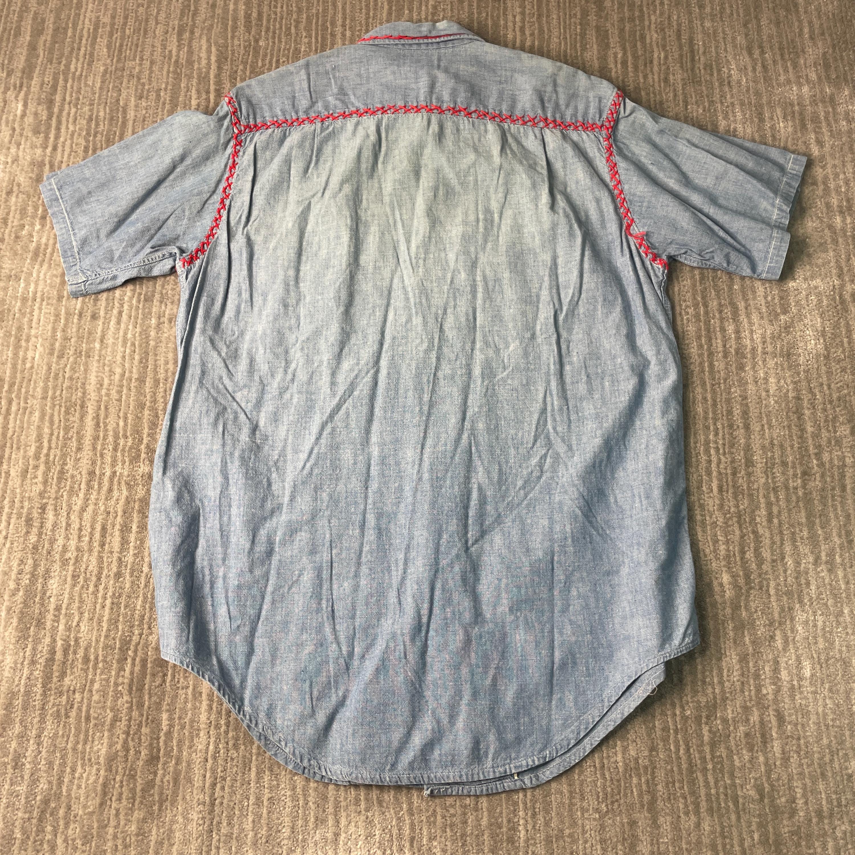 Vintage 80s Big Mac Two Pocket Chambray Style Workwear Vintage 80s Big Mac Two Pocket Chambray Style Workwear