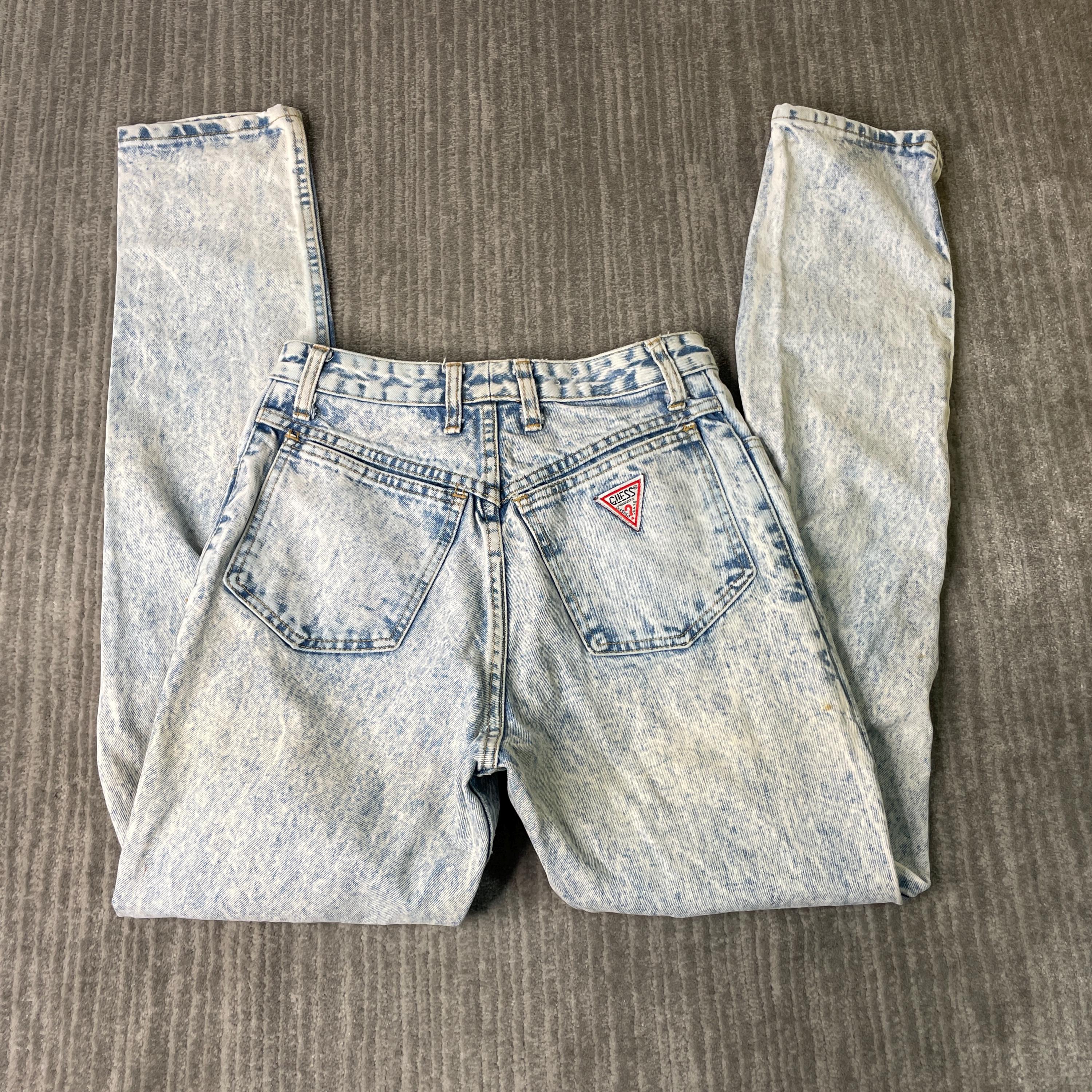 パンツ 00s guess jeans racing pants gimmick y2k Vintage Y2K Guess Jeans Mens 33x30 Baggy Tapered Leg Dark