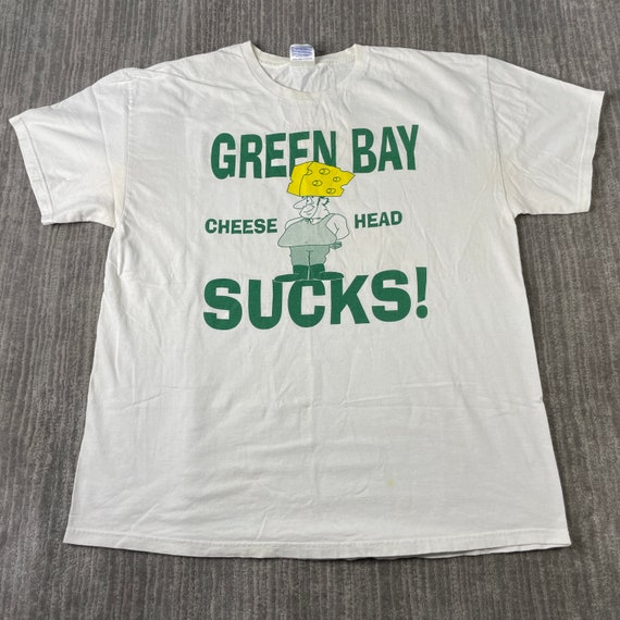 Vintage 2000s Green Bay Packers Suck Humor NFL Fo… - image 1
