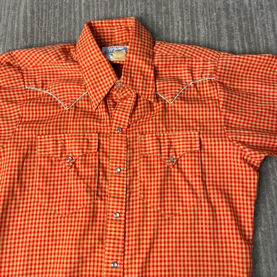 Vintage 70s Rockmount Two Pocket Western Cowboy P… - image 2