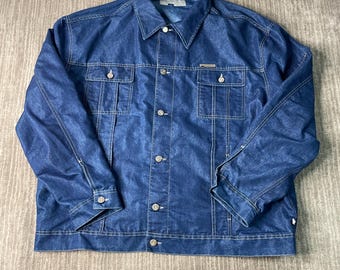 90s ICEBERG jeans Bigsized design denim jacket