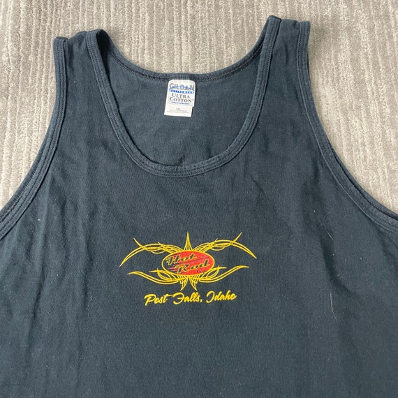 Vintage 2000s Hot Rod Cafe Idaho Flames Barbed Wire B… Gem