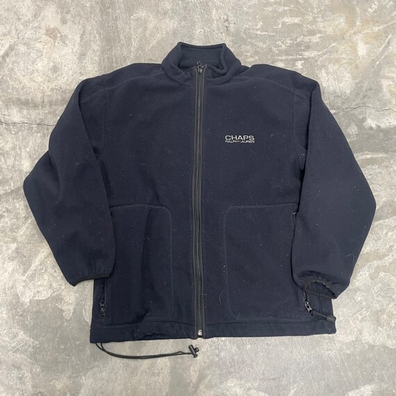 Chaps sherpa deals lined sweater jacket