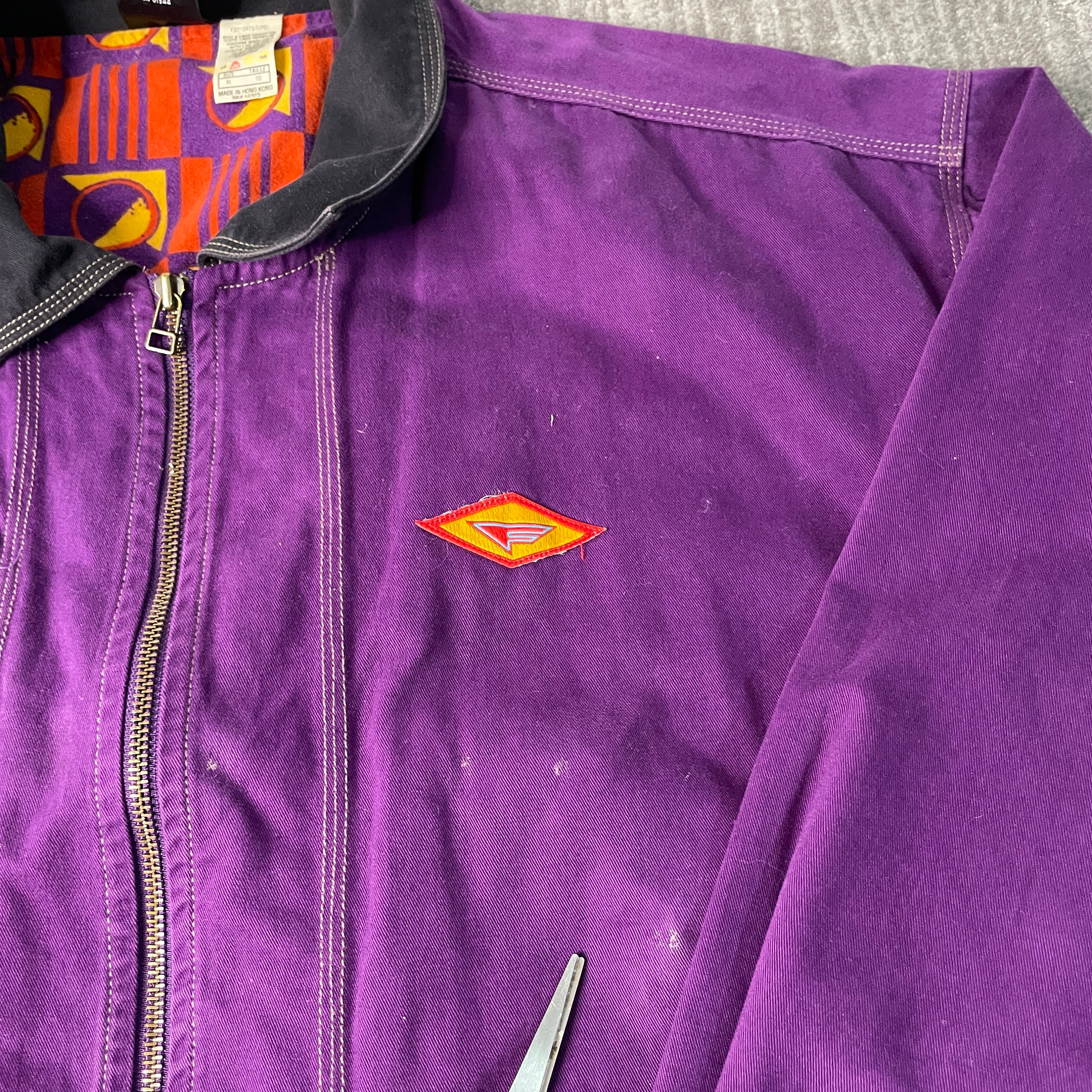 Vintage 90s Nike Swoosh Check Flight Three Pocket 1990s Vintage 90s Nike Swoosh Check Flight Three Pocket 1990s