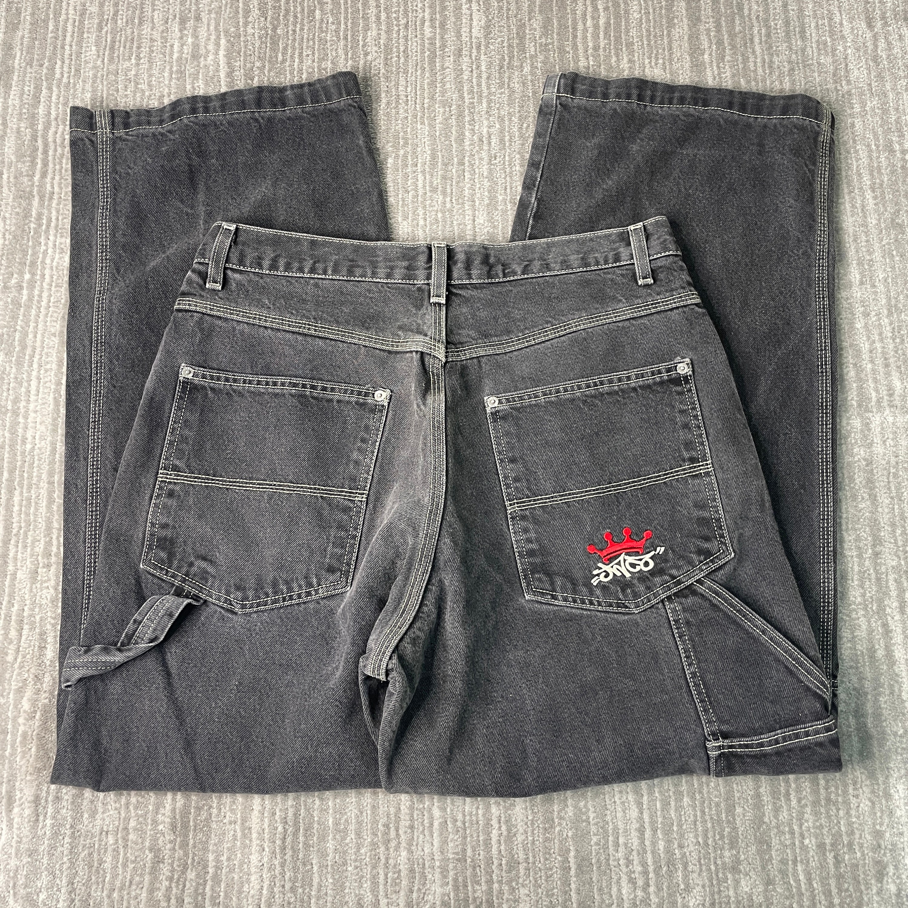 Vintage 2000s Jnco Baggy Carpenter Wide Leg Y2K Aesthetic