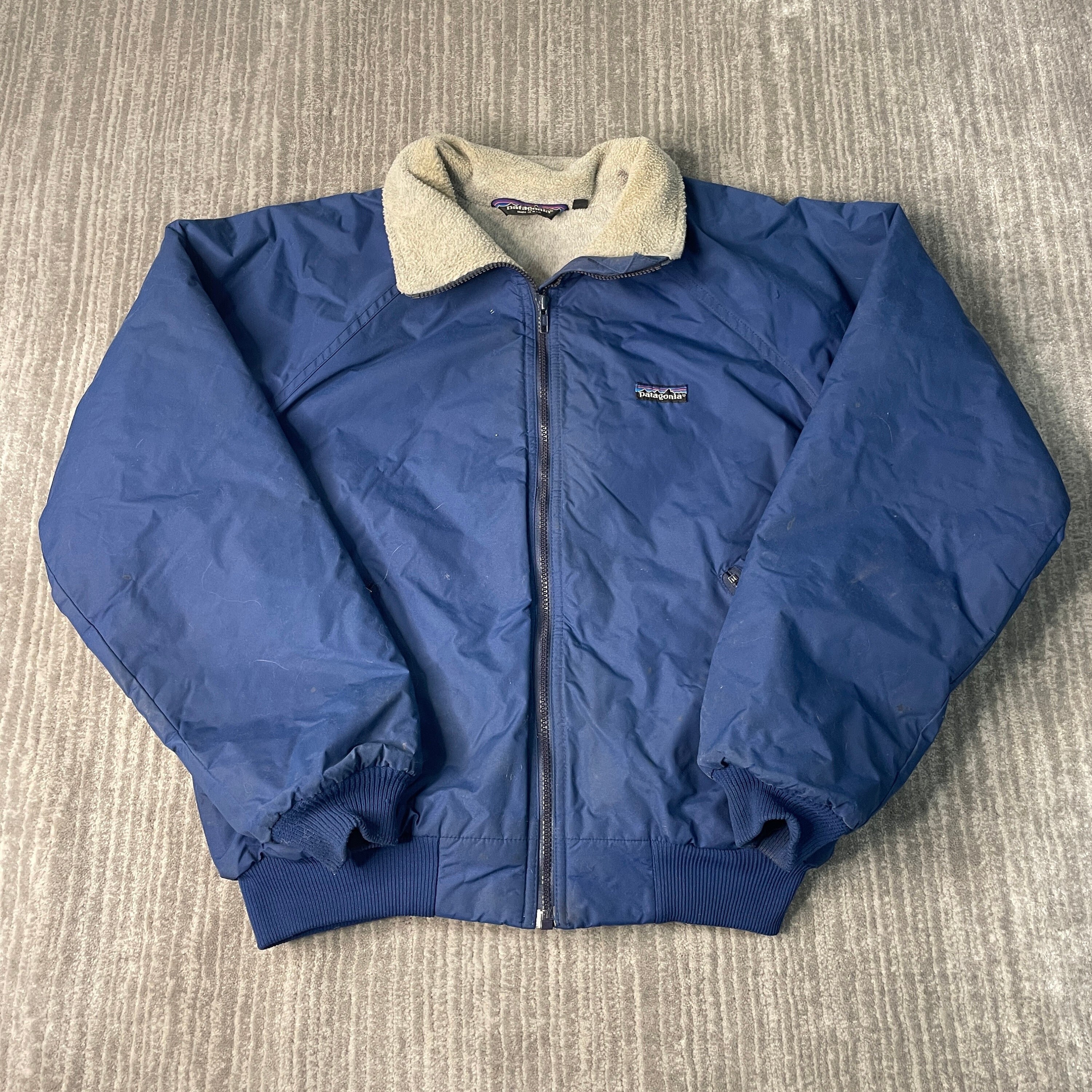 Patagonia fleece lined outlet bomber jacket