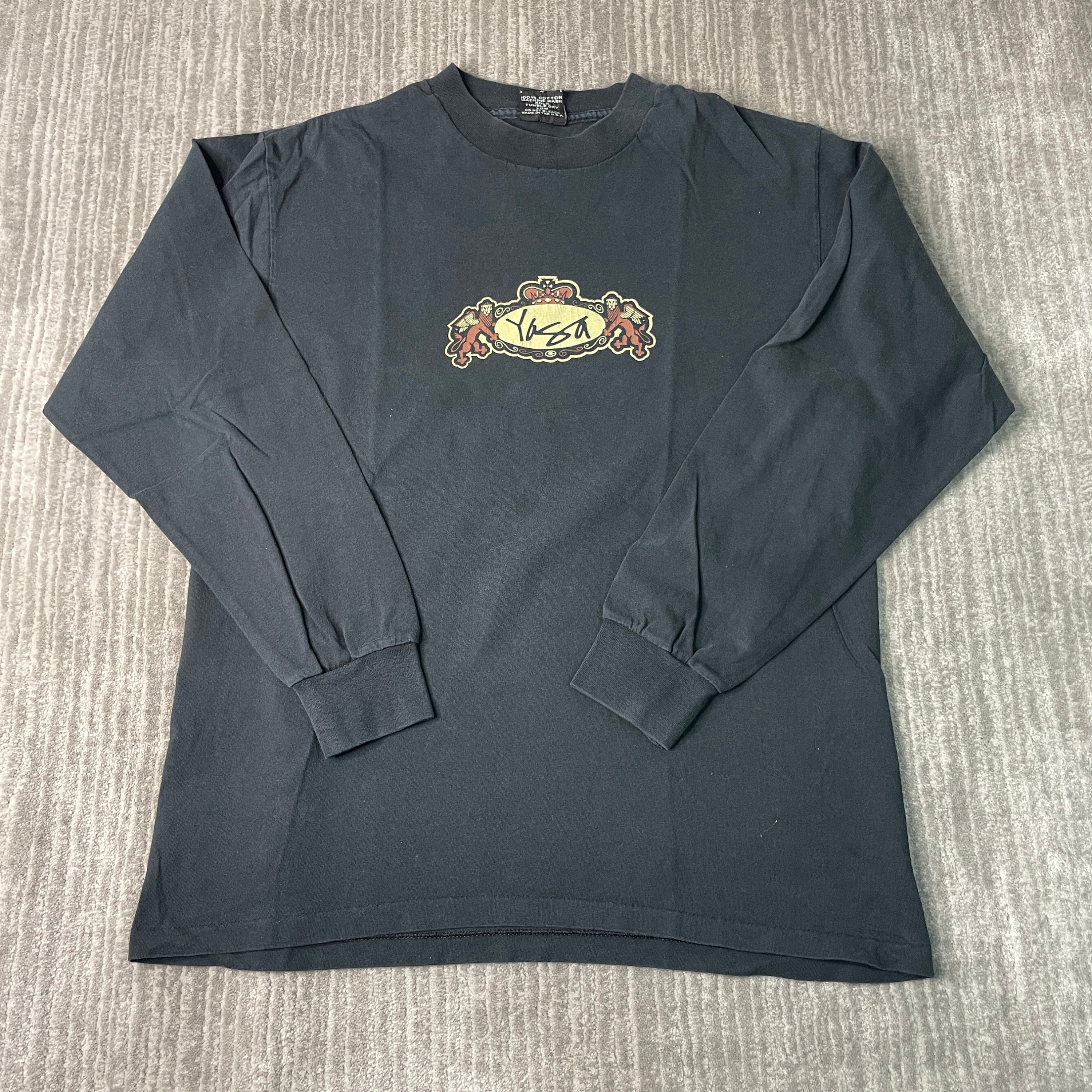Vintage 90s Yosa Spell Out Skate Grunge Style Double Sided