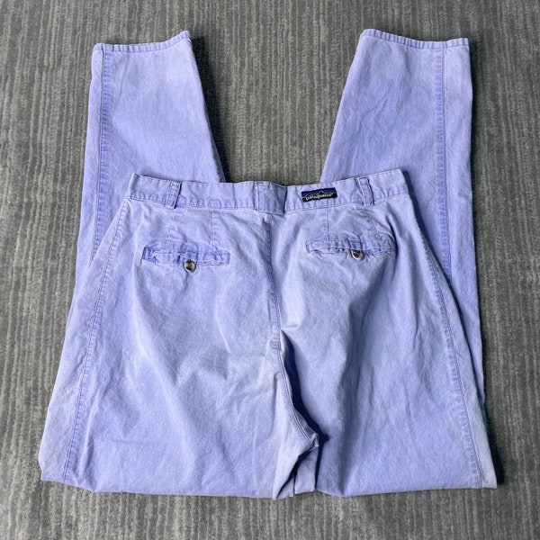 Vintage 90s Patagonia Regular Fit Tapered Leg Outdoors Casual Hiking Streetwear Purple Trouser Pants 16 Waist Women