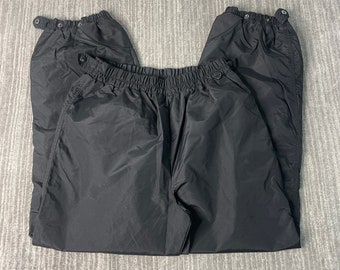 Vintage 90s Columbia Sportswear Company Regular Fit Winter Style Basic Essential Black Snow Pants Large Women