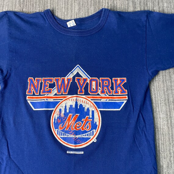 Vintage 80s Champion New York Mets MLB Baseball S… - image 2