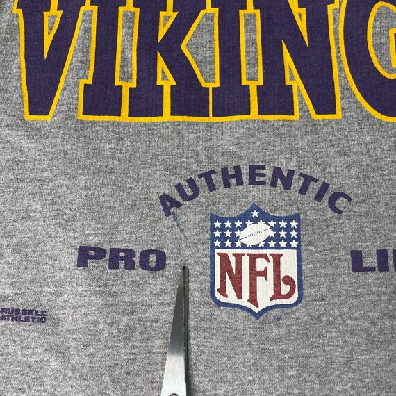 Vintage 90s Minnesota Vikings Russell Athletic NF… - image 3