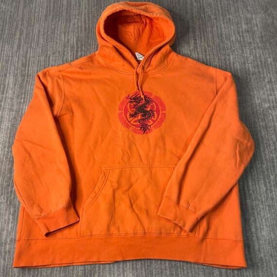 Orange aesthetic hoodie deals
