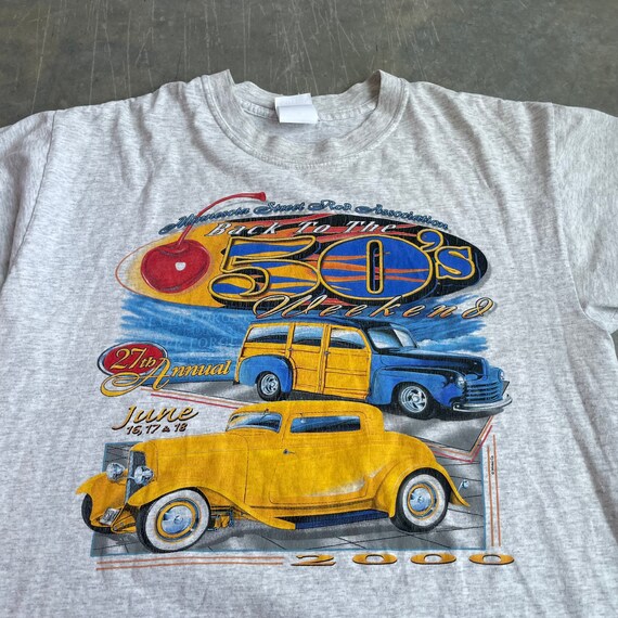 Vintage 2000s Car Graphic T-shirt | Etsy