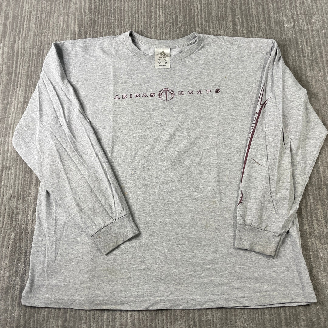 Vintage 2000s Adidas Hoops Three Stripes Basketball Sportswear Etsy