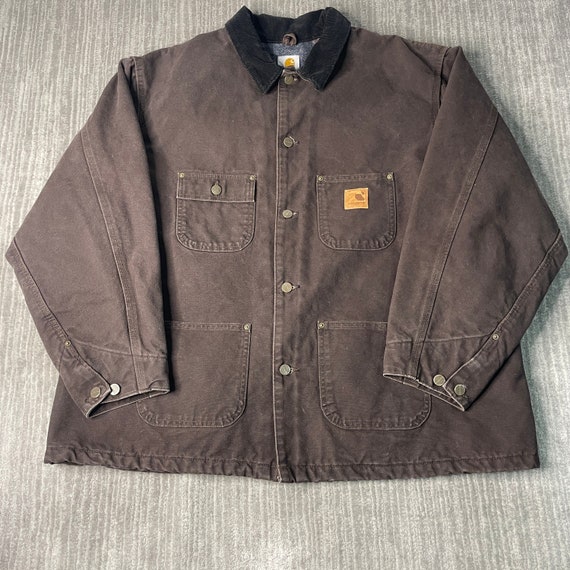 Vintage 2000s Carhartt Four Pocket Blank Lined Ch… - image 1
