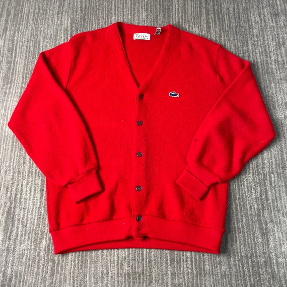 Lacoste red vintage cardigan - Gem