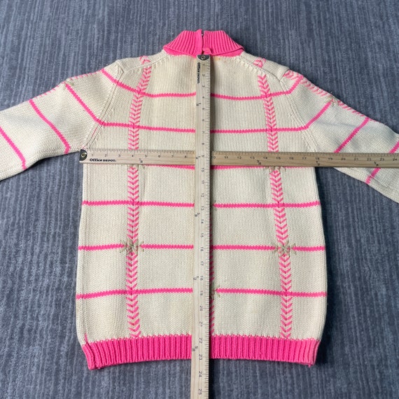 Vintage 80s Joyce Sportswear Striped Pattern Wool… - image 6