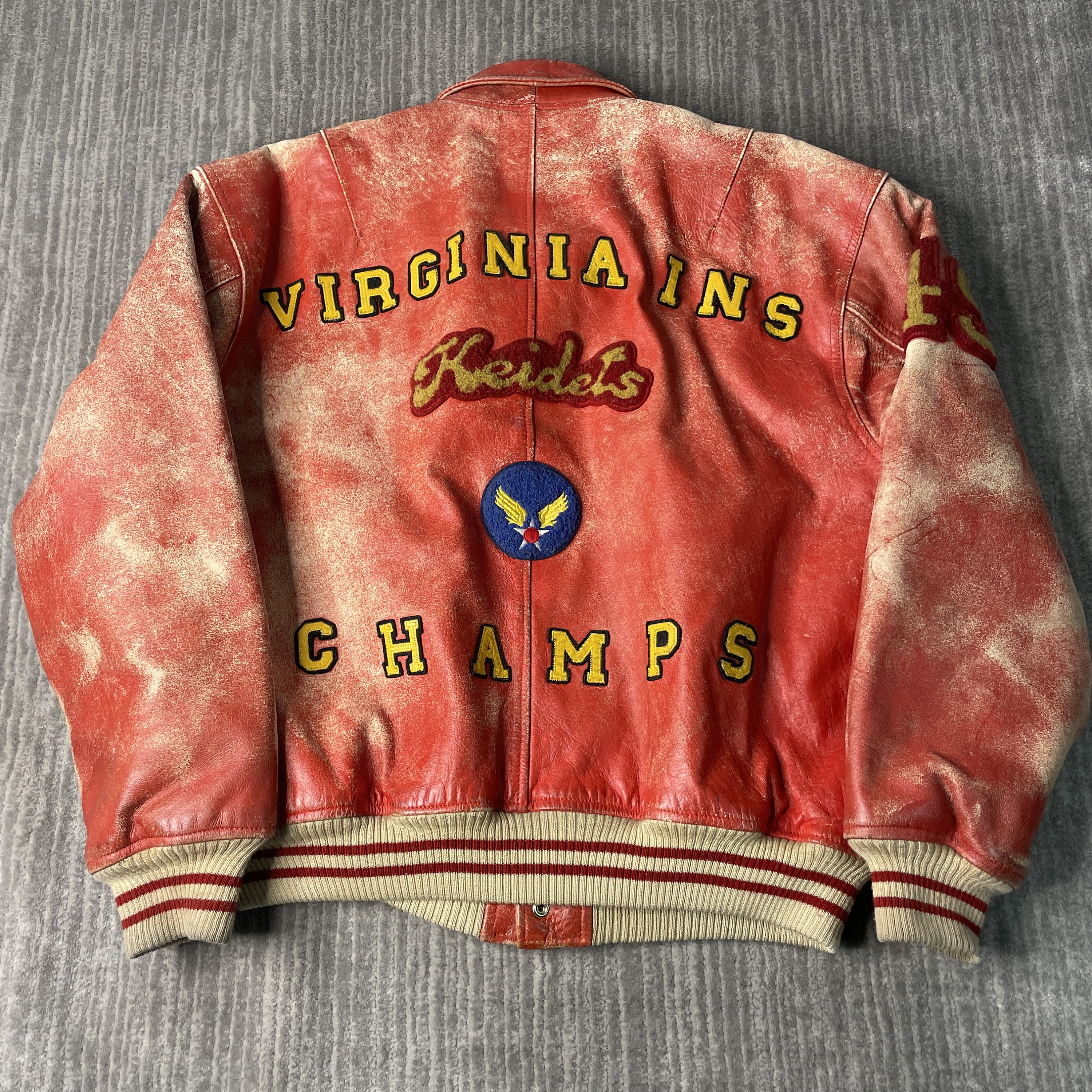Vintage 90s Avirex Classic Virginia Champs Spell Out Vintage 90s Avirex Classic Virginia Champs Spell Out