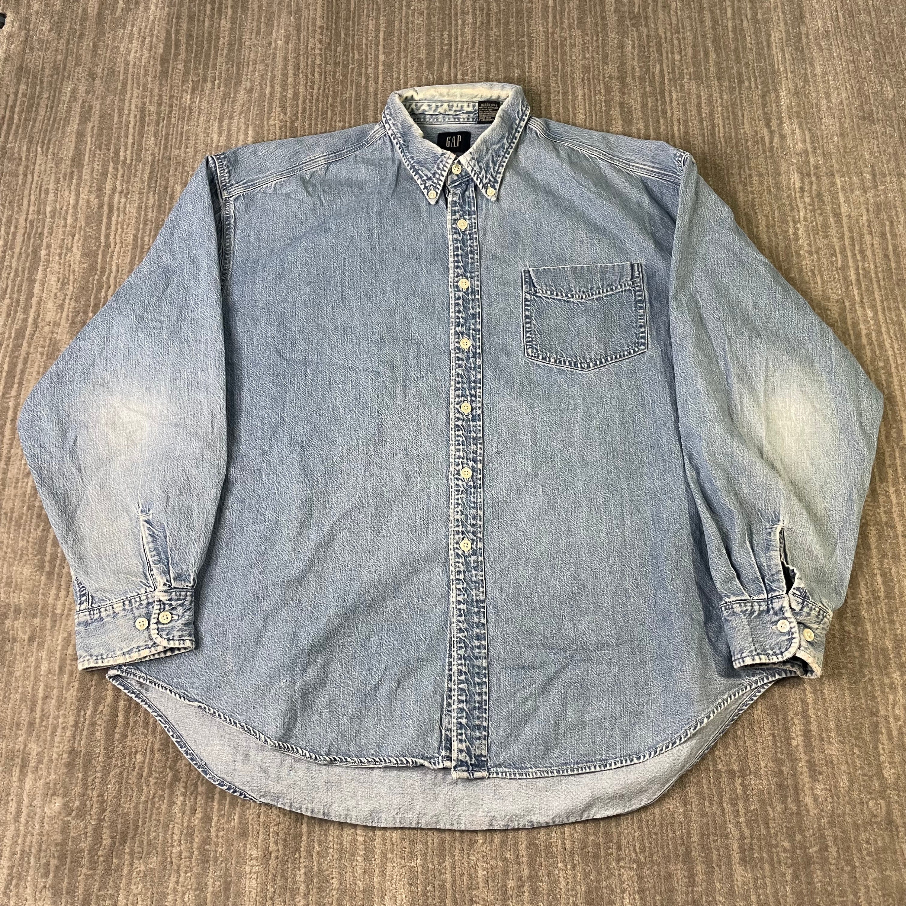 Gap Denim Shirt - Etsy