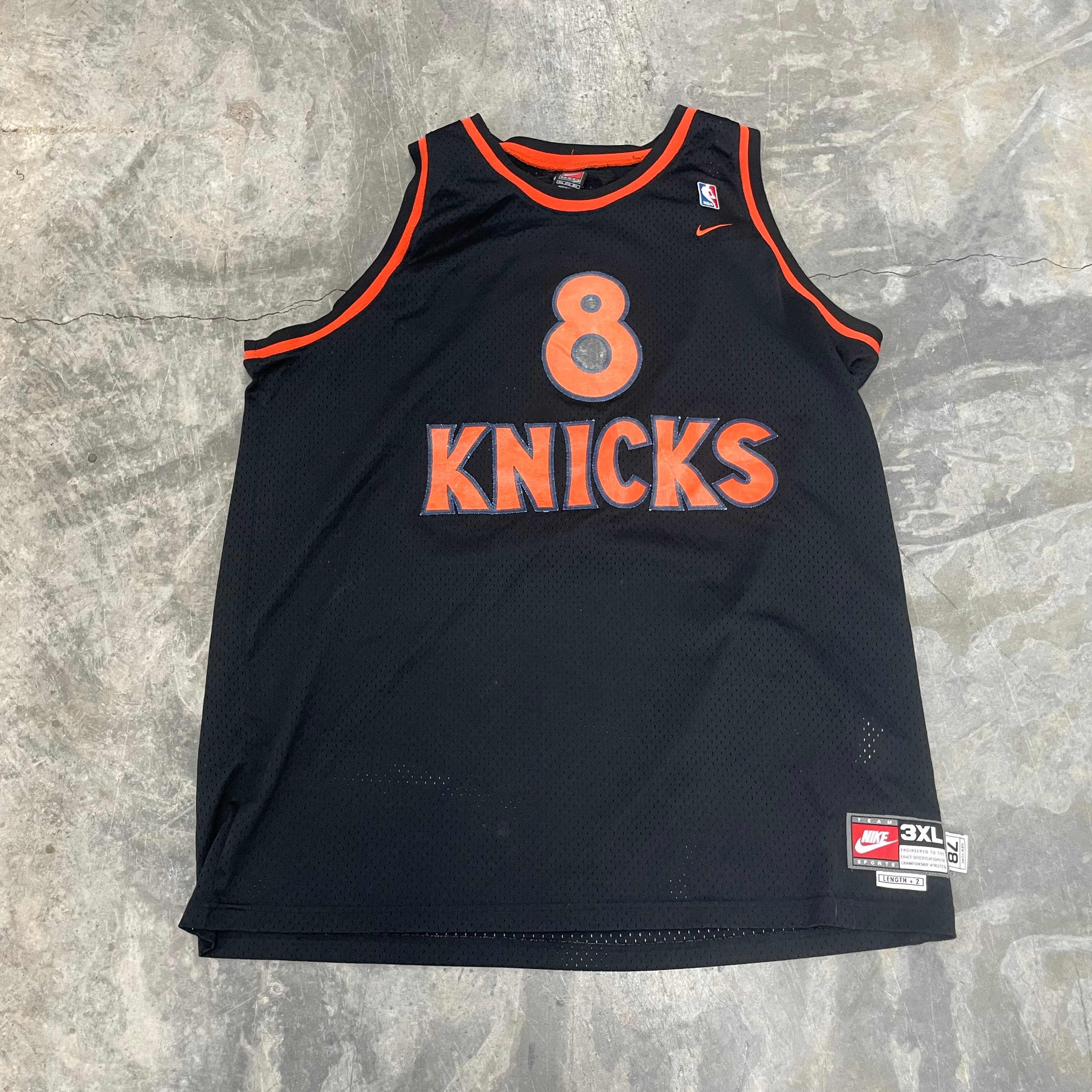 New York Knicks Shirt Adult Extra Large Blue NBA Basketball Nike Mens XL