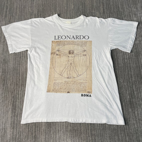 Vintage 2000s Leonardo da Vinci Artist Artwork Pa… - image 1