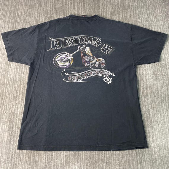 Vintage 2000s West Coast Choppers Motorcycle Biker Streetwear Y2K 