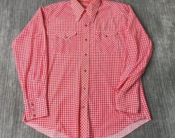 80’s BIGMAC double pocket L/S shirt Vintage 80s Big Mac Two Pocket Pearl Snap Western Cowboy