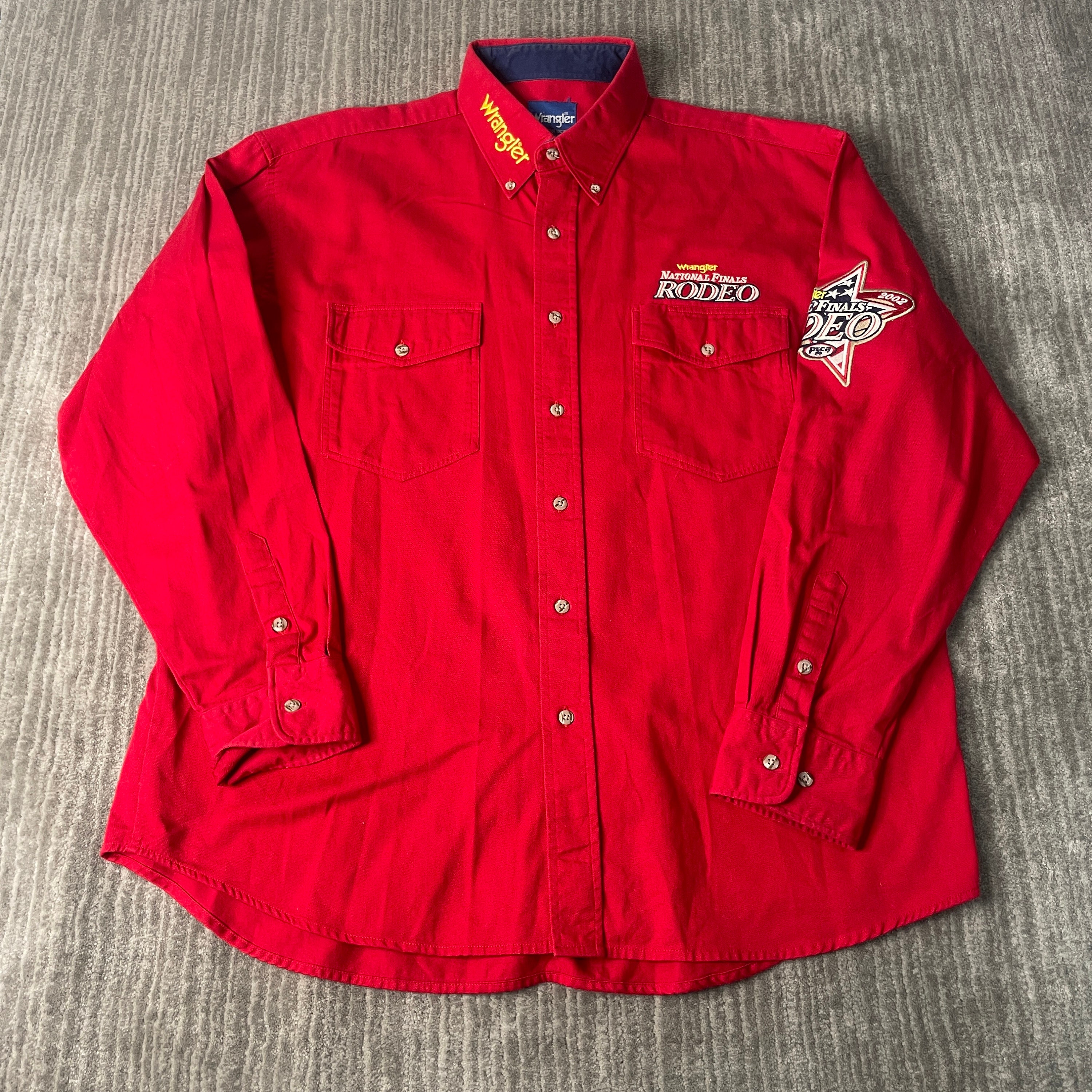 Vintage 2000s Wrangler Two Pocket Rodeo Cowboy Racing