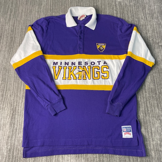 Vintage 90s Minnesota Vikings Nutmeg NFL Football… - image 1