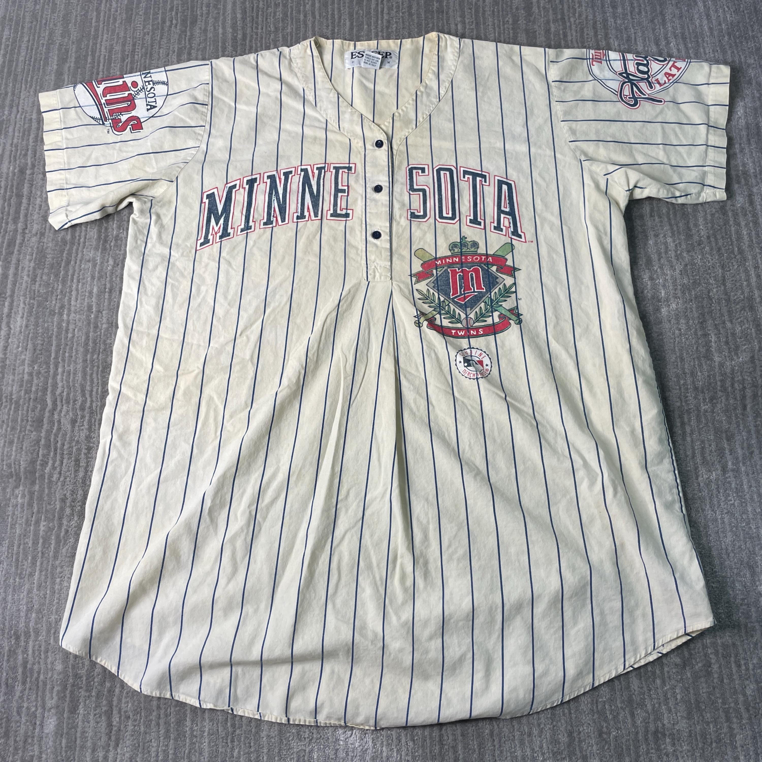 Vintage 90s Esleep Minnesota Twins MLB Baseball Artwork Double