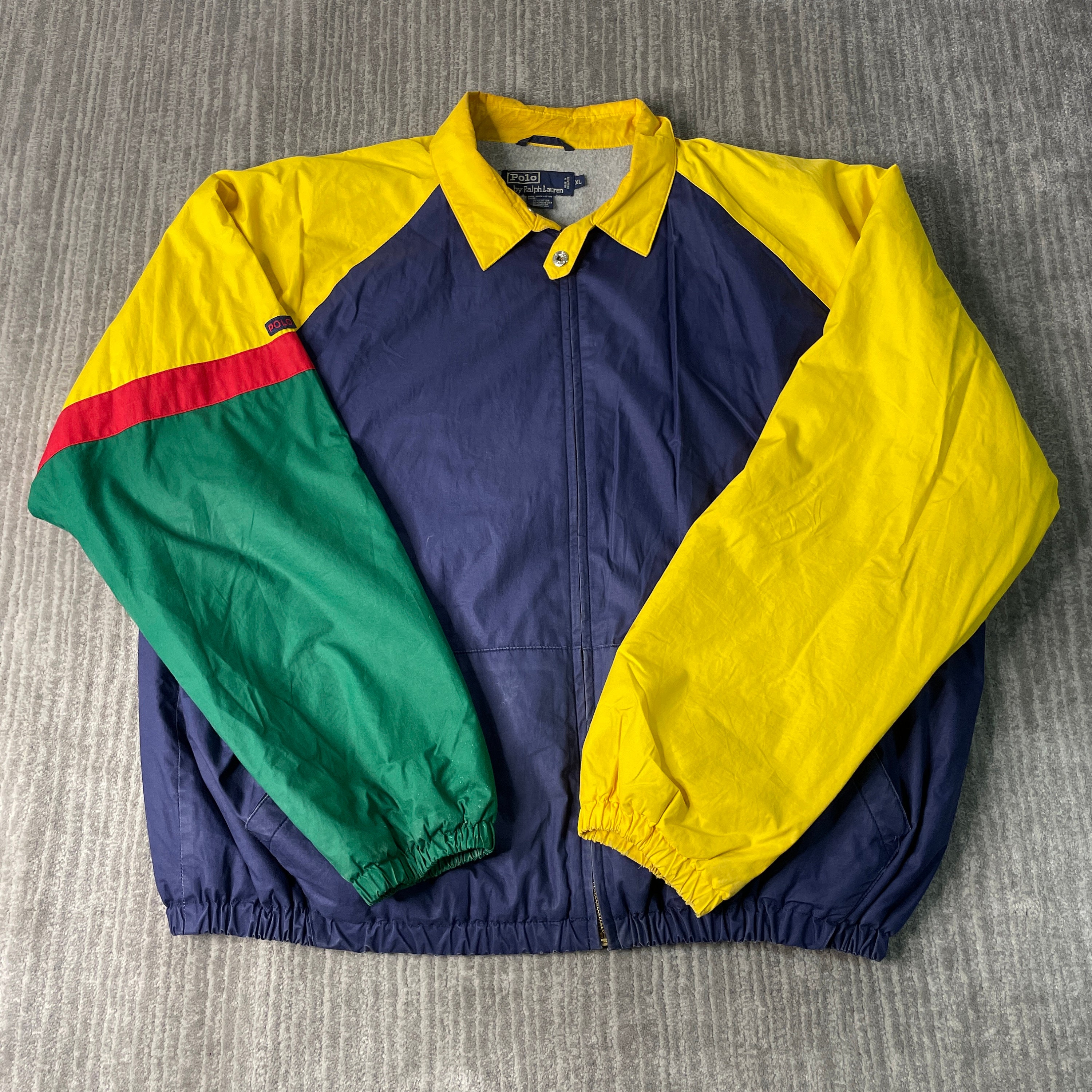 Vintage 90s Polo Ralph Lauren Hi Tech Color Blocking Fleece Vintage 90s Polo Ralph Lauren Hi Tech Color Blocking Fleece