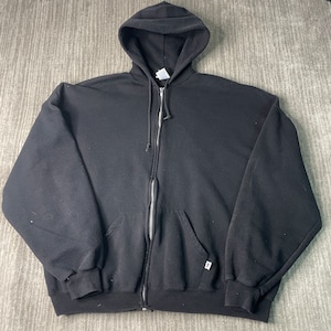 【russell athletic】 00s khaki zip hoodie Russell Athletic Men's Dri-Power Fleece Hoodie with Full-Zip