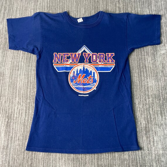 Vintage 80s Champion New York Mets MLB Baseball S… - image 1