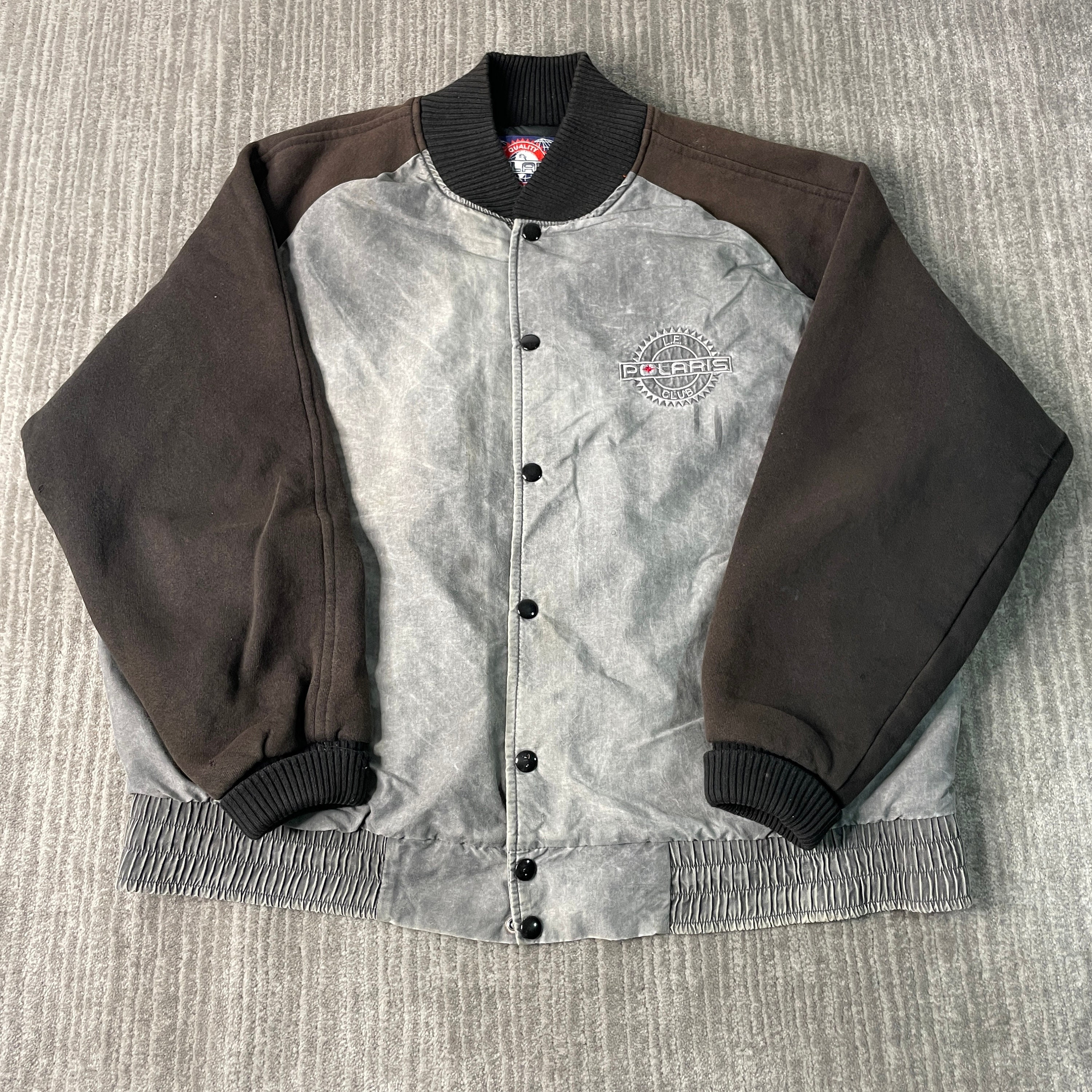 Vintage Rupp Snowmobile ATV Fleece Letterman Jacket Vintage Rupp Snowmobile ATV Fleece Letterman Jacket