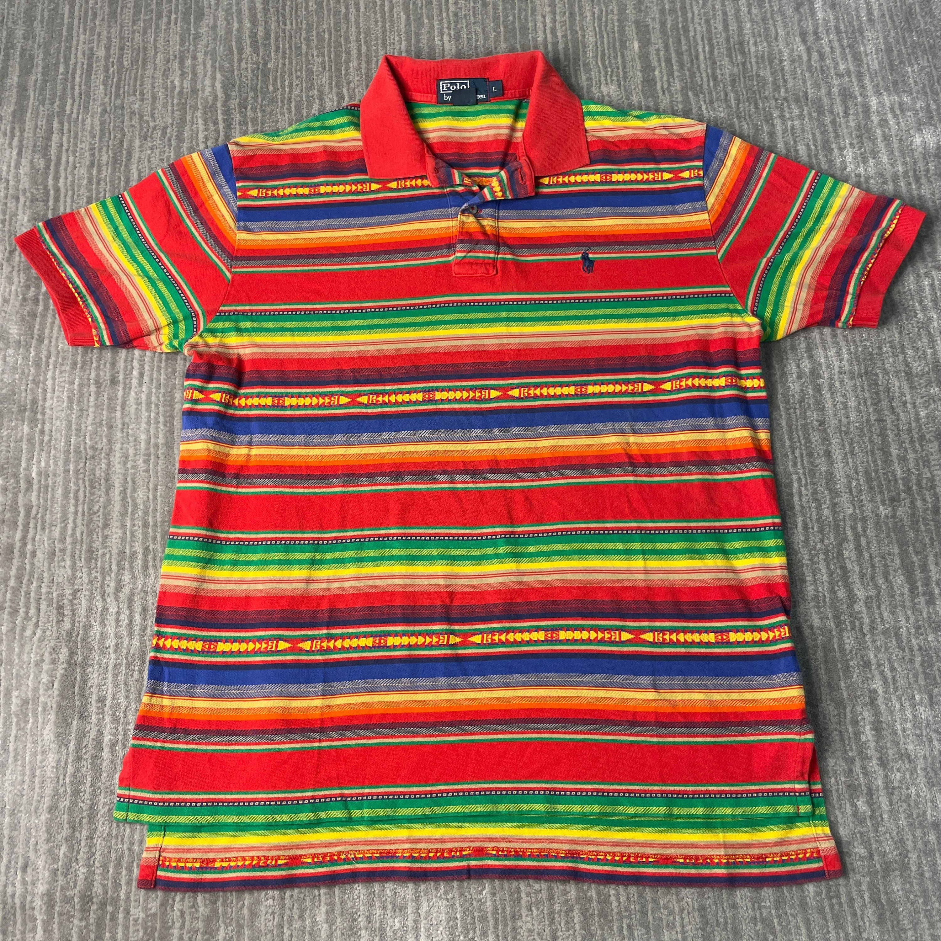 Vintage 90s Polo Ralph Lauren Small Pony Stitched Embroidered
