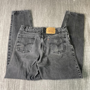 【SATIIIZ】Carlto Vintage Black Denim Pants Calto vintage black denim pants - satiiiz