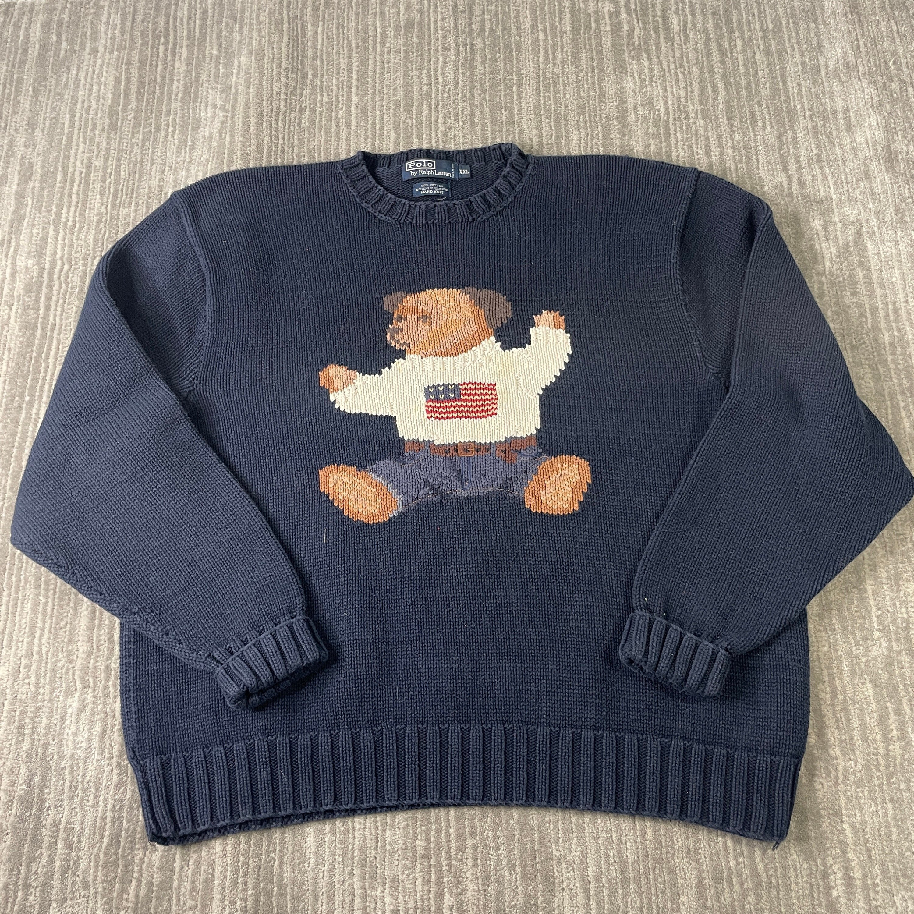 Ralph Lauren Kids Polo Bear-motif Jumper