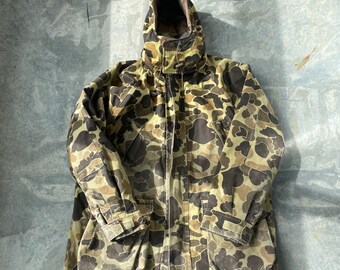 Size Large/ Vintage 90s Columbia Made in USA GORE-TEX Duck Camo jacket*B5