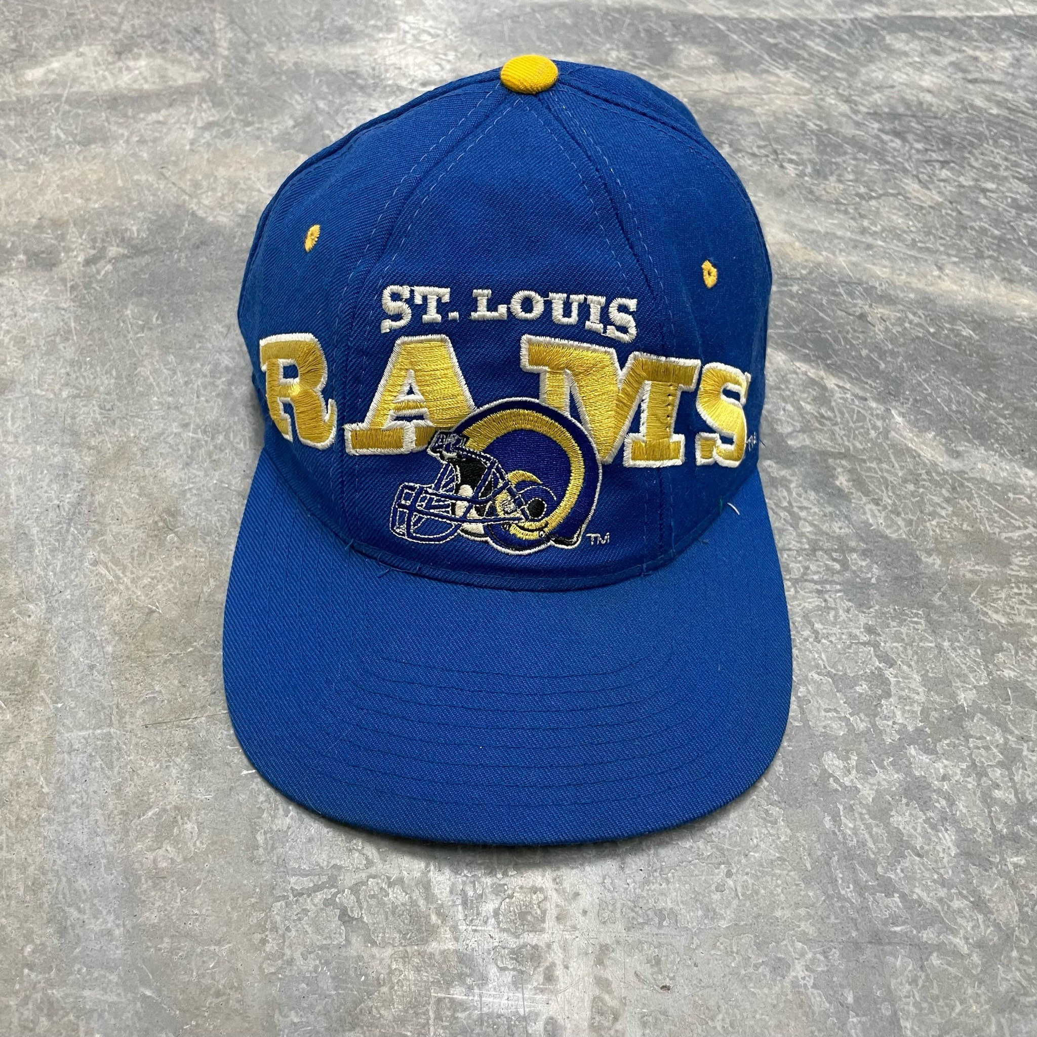 NHL St. Louis Blues Shark Tooth Hat - Vintage Snapback Warehouse %