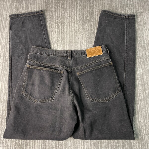 Vintage 90s Marithe Francois Girbaud Regular Fit Streetwear Style Basic Essential 1990s Fashion Black Denim Jeans 30 Waist Mens