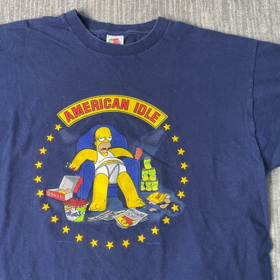 Vintage 2000s The Simpsons American Idle Crude Fu… - image 2