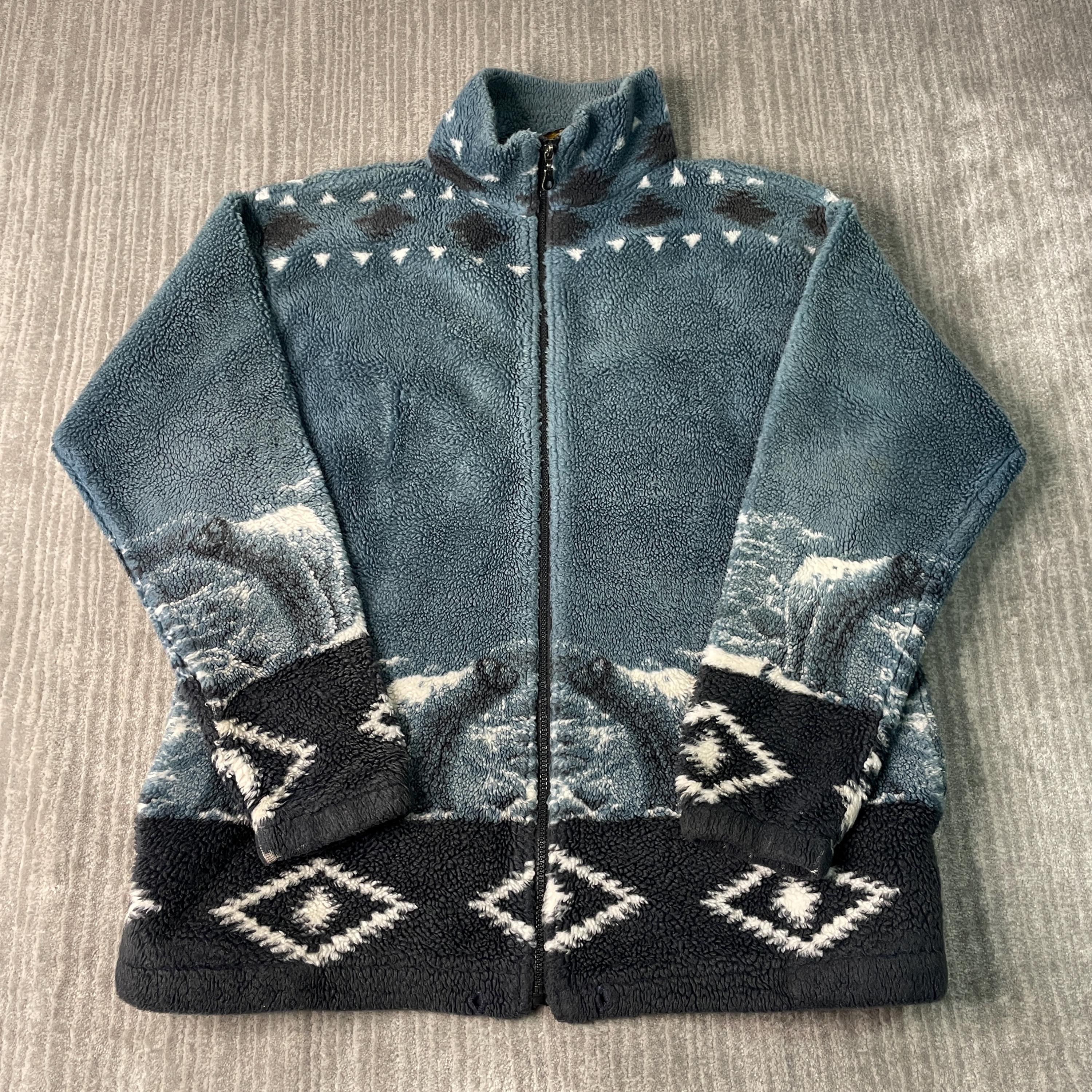 Leopard Print Sherpa Quarter Zip
