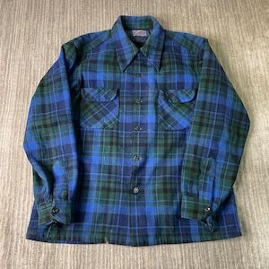 70s PENDLETON 開襟ネルシャツ made in usa ペンドルトン PENDLETON 70's 70s 70年代 ボードシャツ 開襟