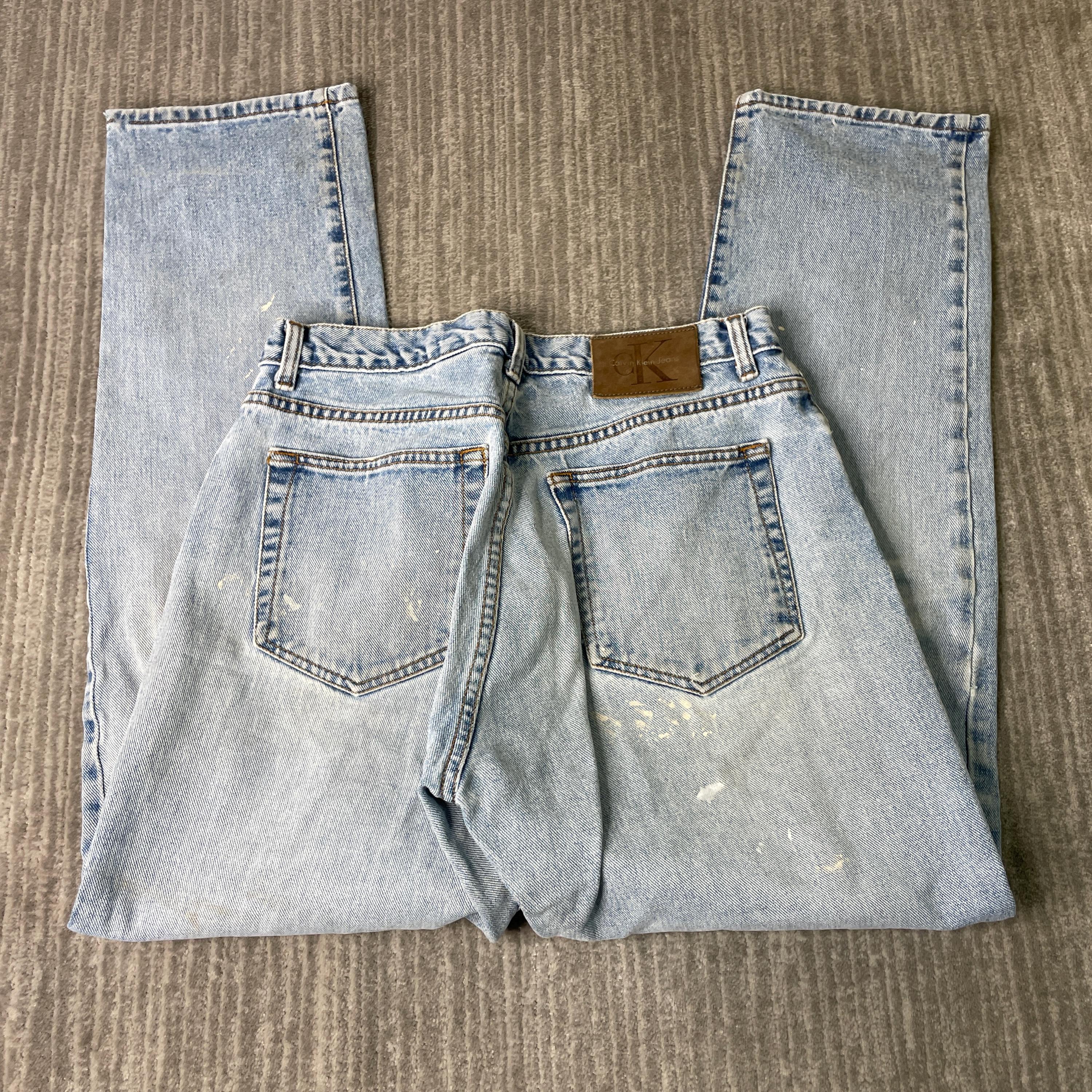 90s Calvin Klein Jeans Light Tapered - Etsy