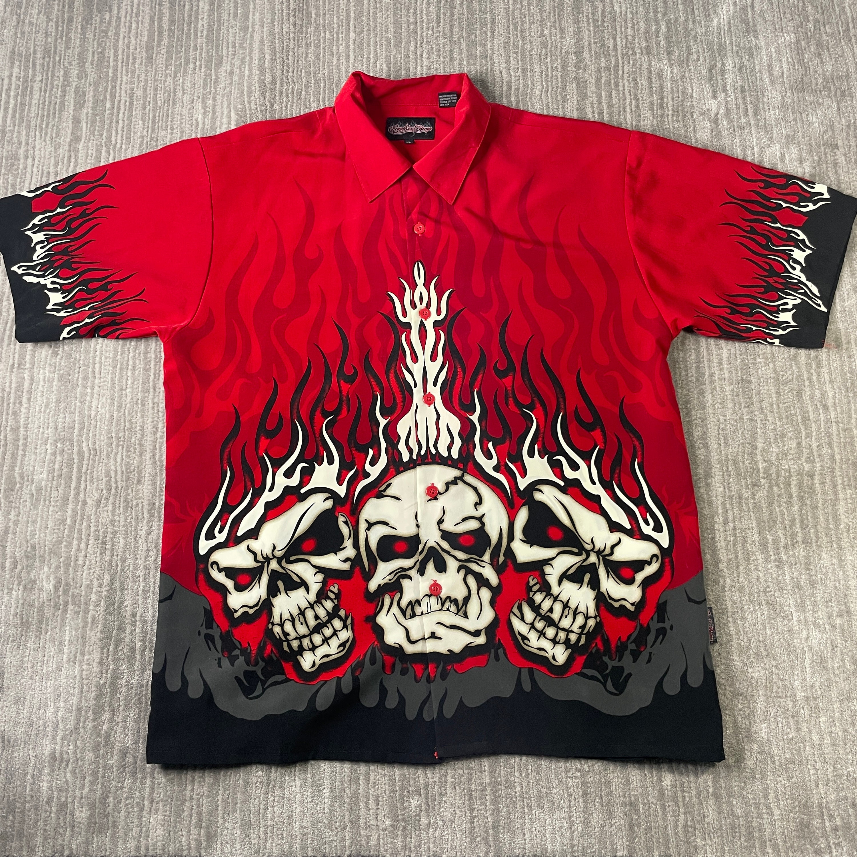 Y2k Flames shirt XXL – Vintage Sponsor