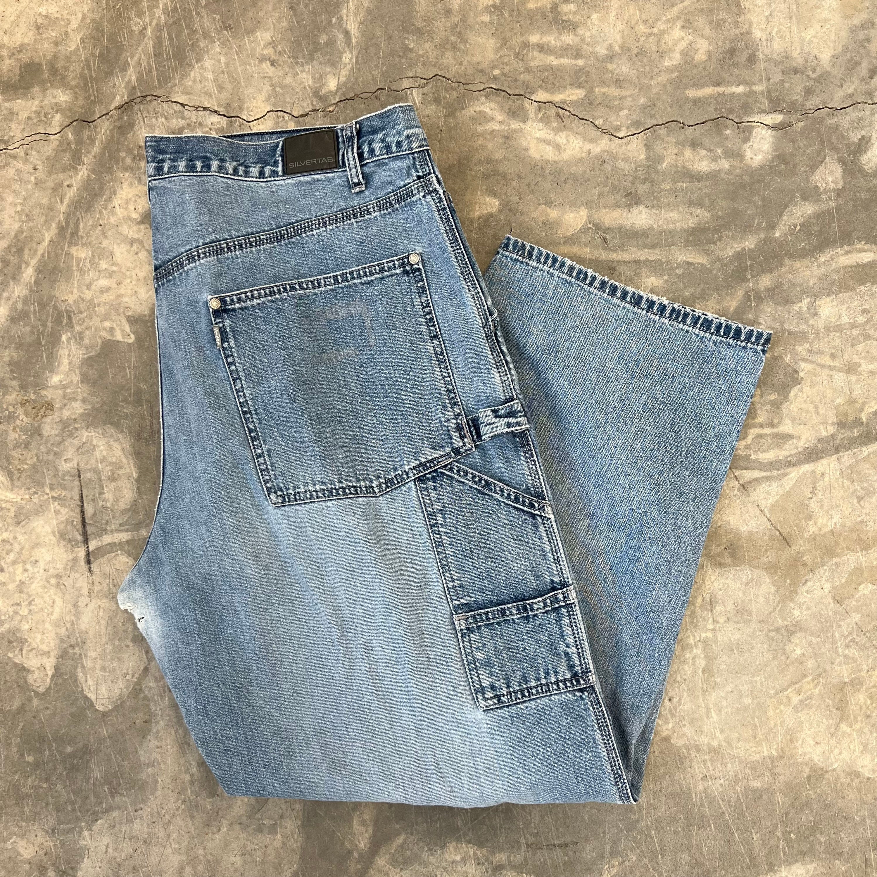 Silver Tab Jeans 90s - Etsy