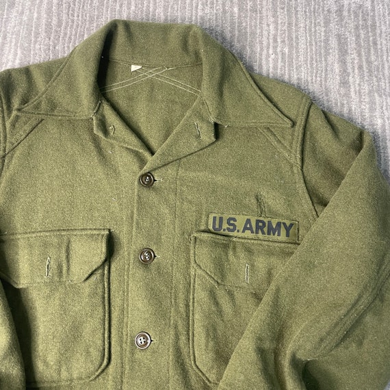 Vintage 50s US Army Military Two Pocket Stitched … - image 2