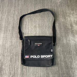Vintage 90s Polo Ralph Lauren Polo Sport Spell Out Side Bag Pouch