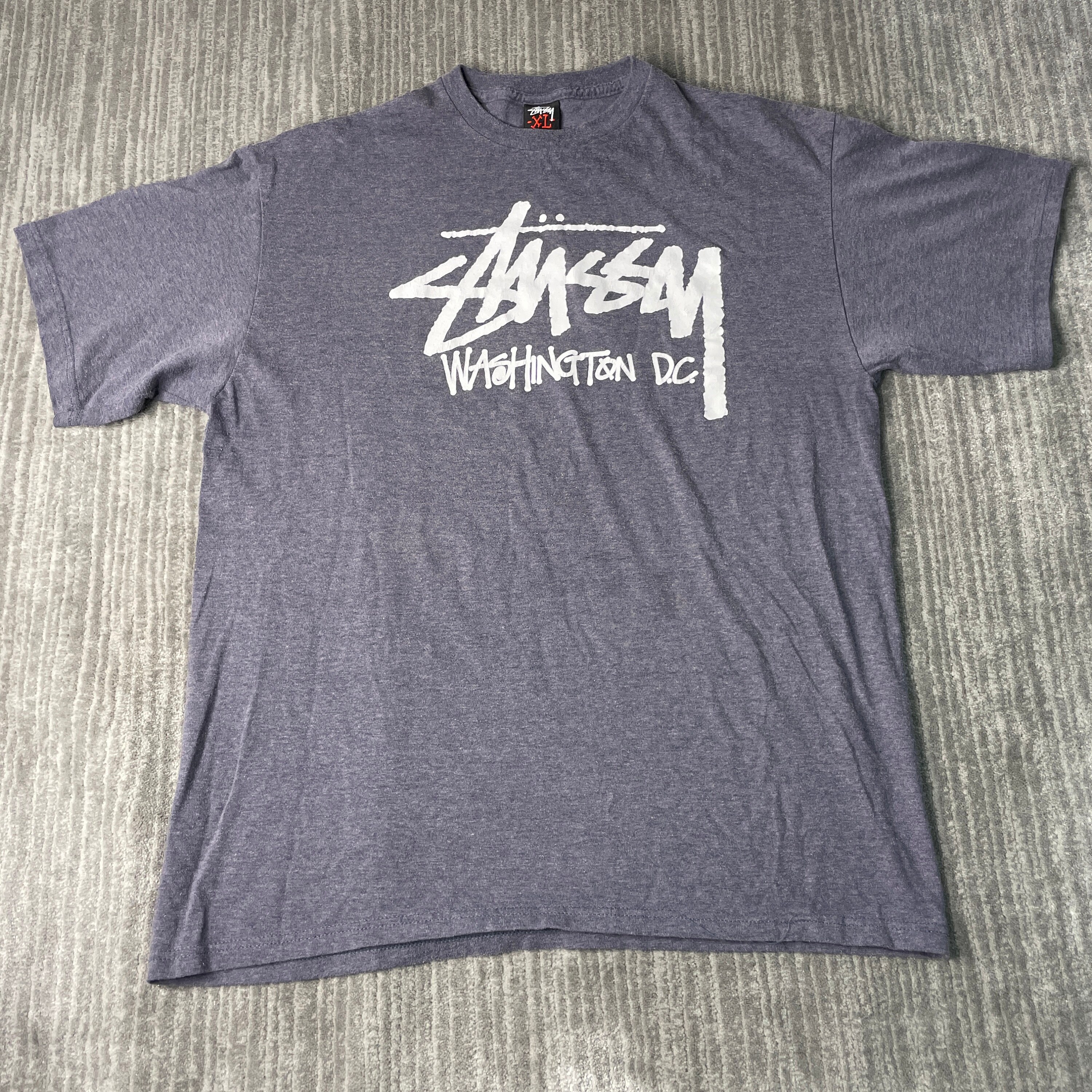 Vintage 2000s Stussy Washington DC Skate Surf Streetwear Basic